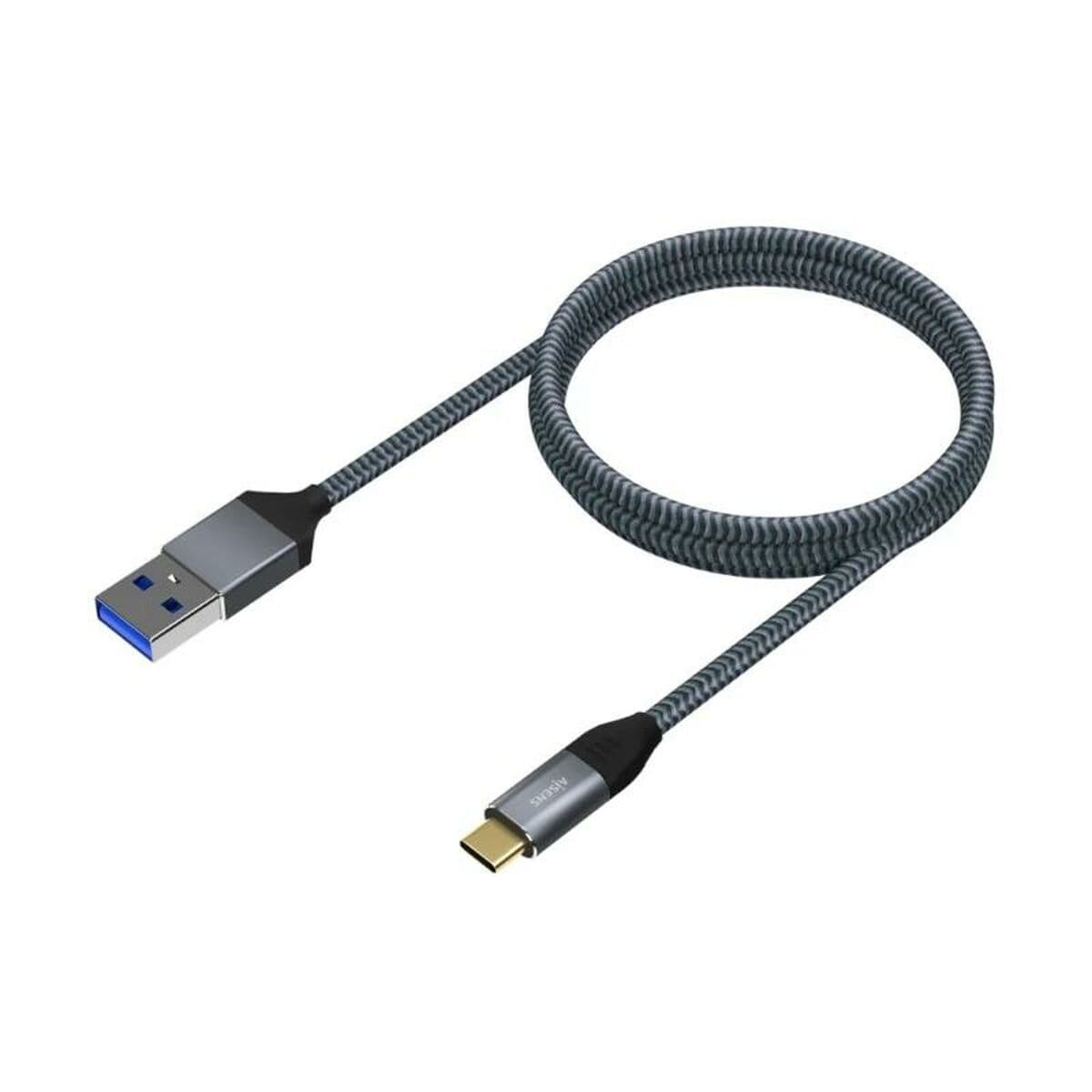 USB-C-kabel Aisens A107-0631 Grå 1 m - Image 6