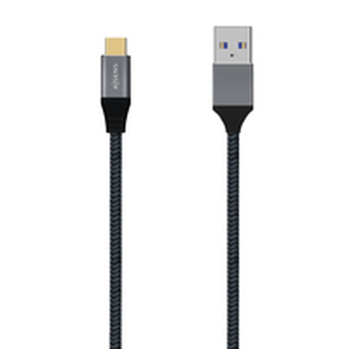 Câble USB A vers USB-C Aisens A107-0633 Gris 2 m - Image 9