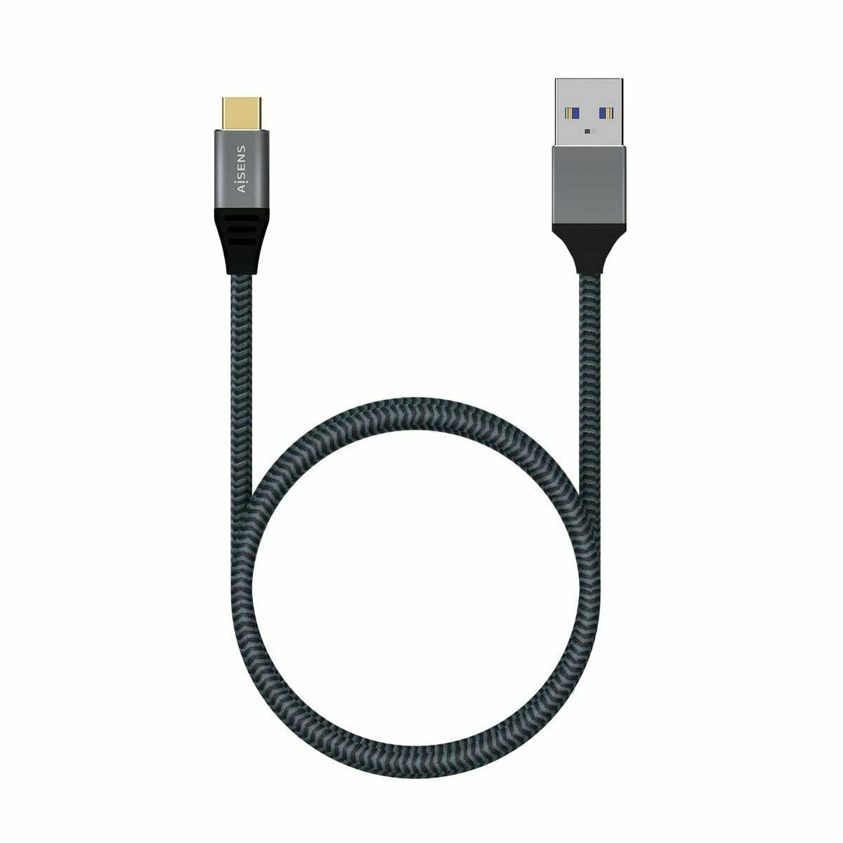 Câble USB A vers USB-C Aisens A107-0633 Gris 2 m - Image 16