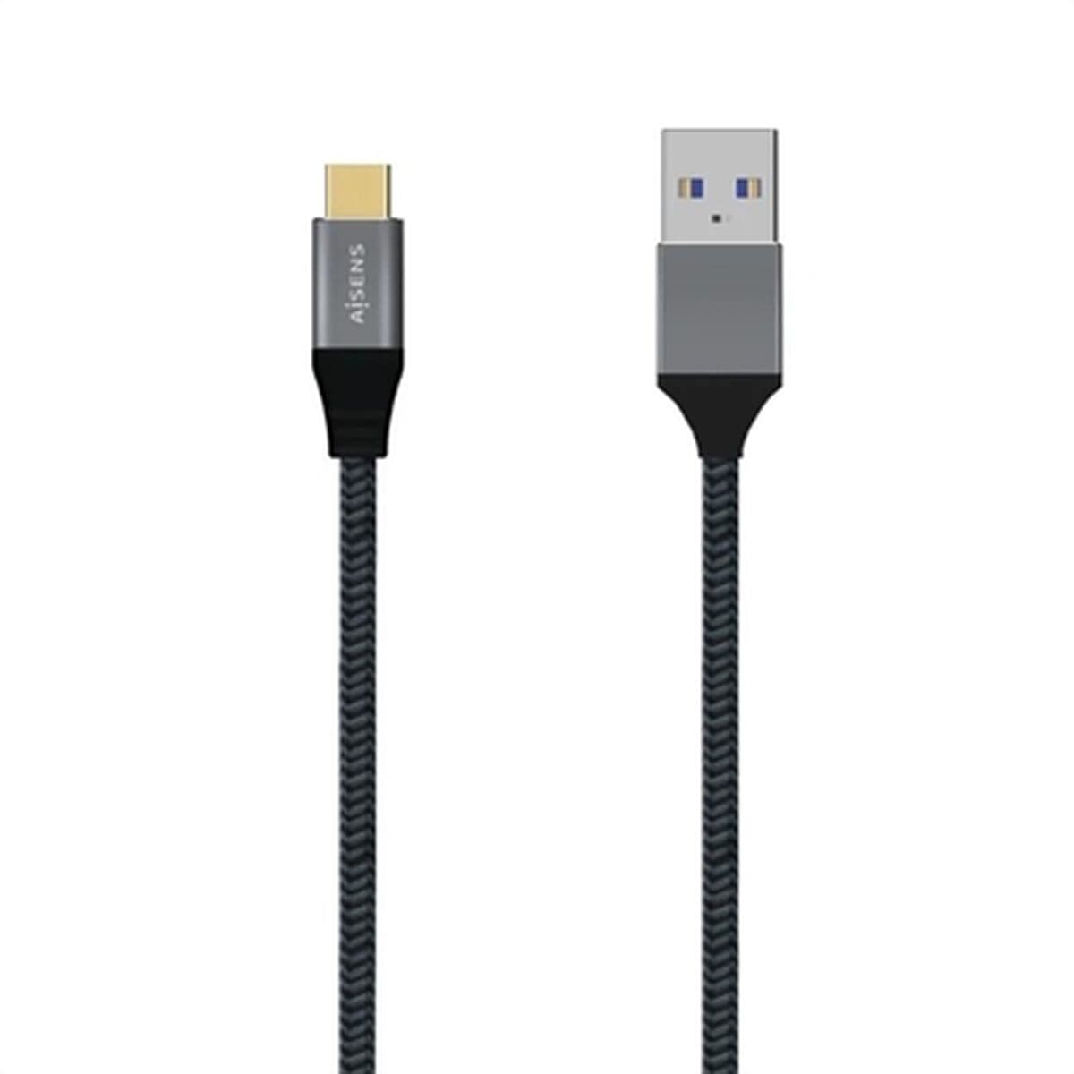 Câble USB A vers USB-C Aisens A107-0633 Gris 2 m - Image 17