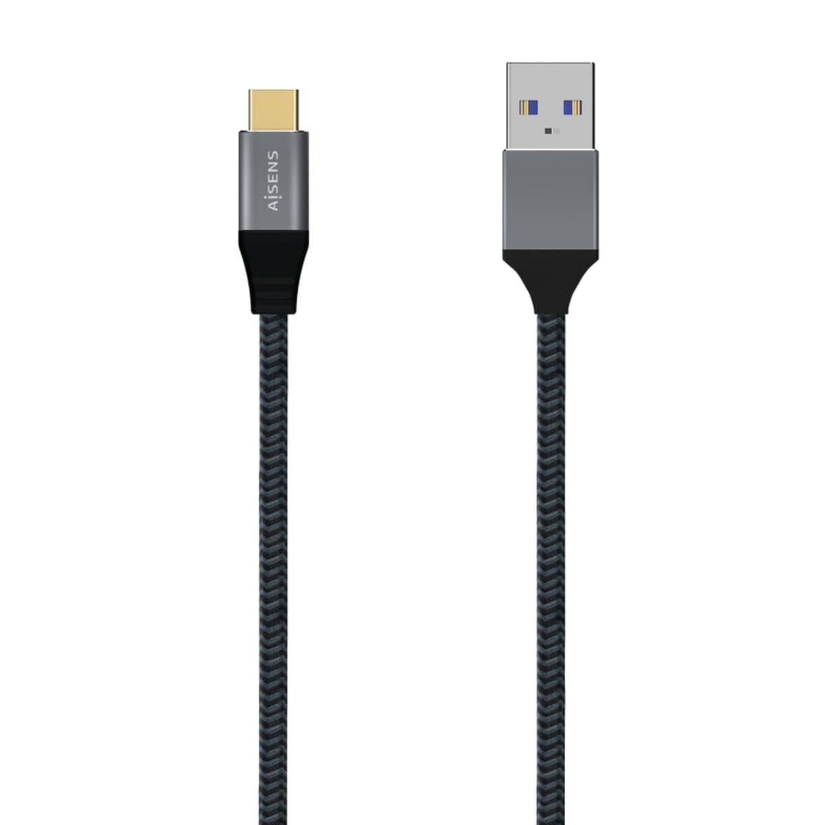 Câble USB A vers USB-C Aisens A107-0633 Gris 2 m - Image 2
