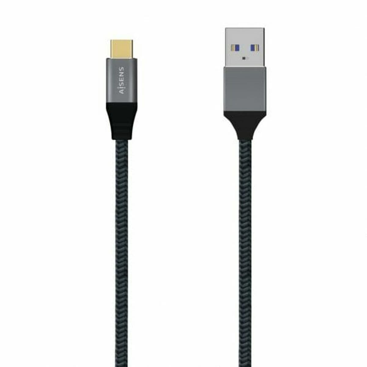 Câble USB A vers USB-C Aisens A107-0633 Gris 2 m