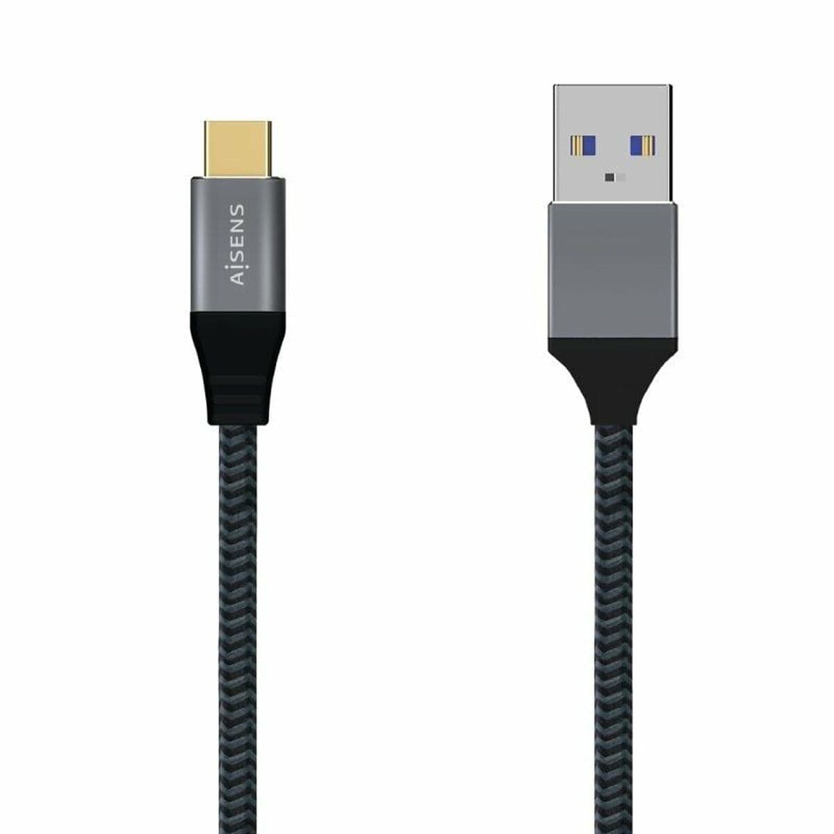 Câble USB A vers USB-C Aisens A107-0633 Gris 2 m - Image 22
