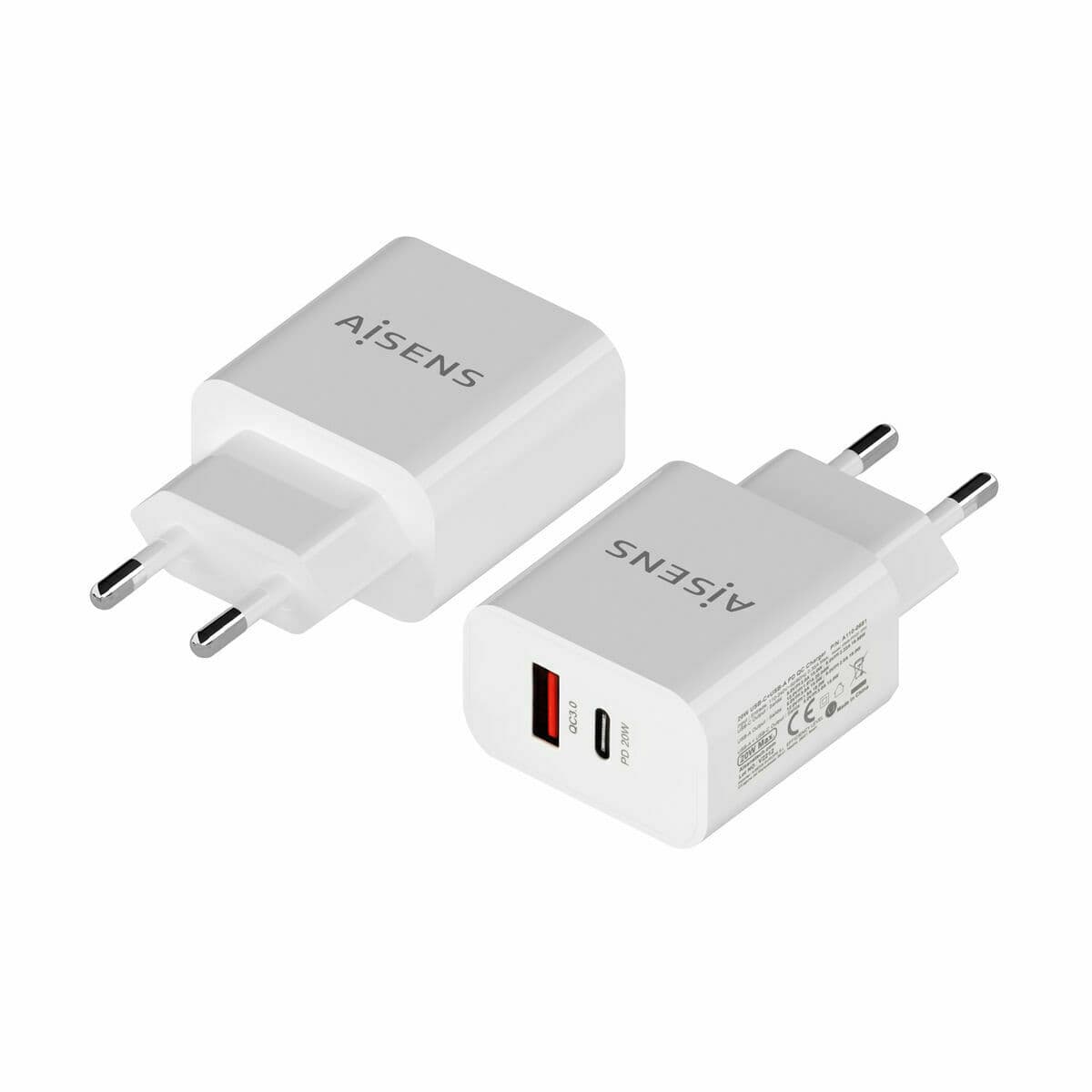 Chargeur mural Aisens A110-0681 Blanc 20 W - Image 2
