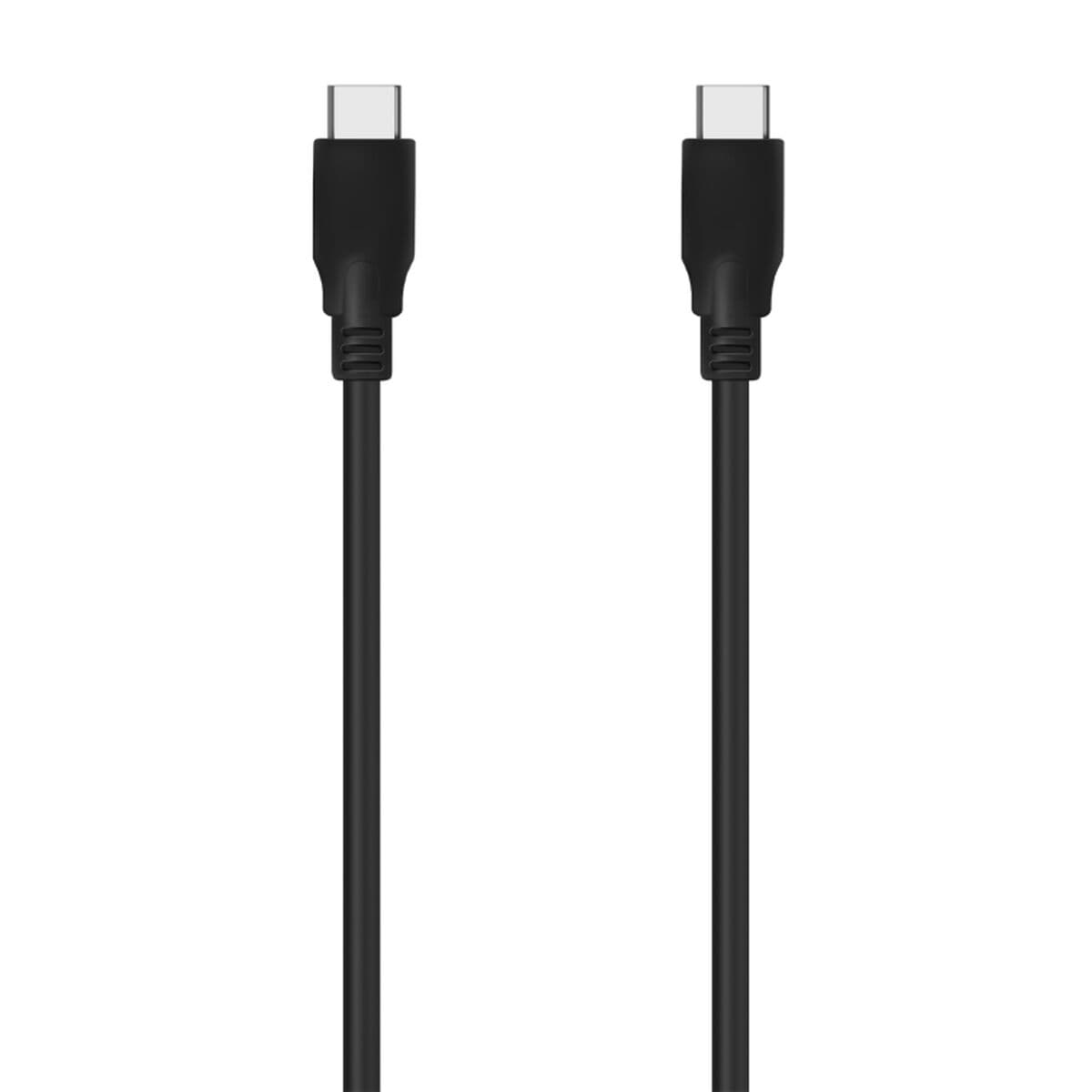 USB-C-Kabel Aisens A107-0702 Schwarz 1 m