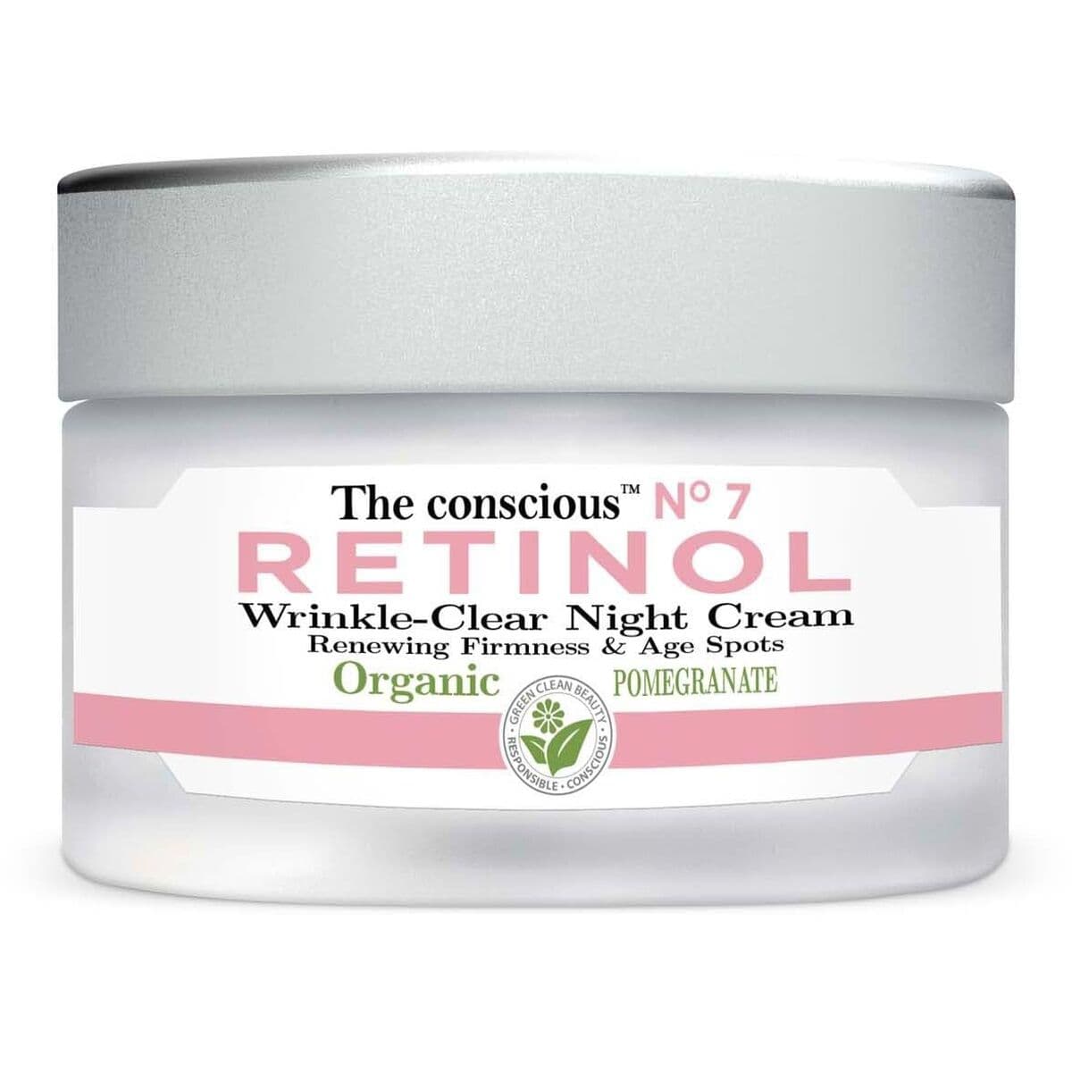 Anti-Rimpel Nachtcrème The Conscious Retinol 50 ml Granaatappel - Image 4
