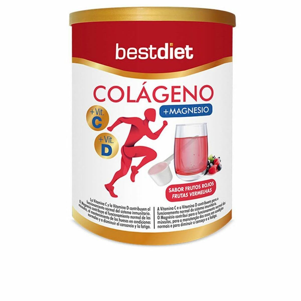 Kolagēns Best Diet Colágeno Con Magnesio En Polvo 250 g Magnijs Putekļi Sarkanās ogas