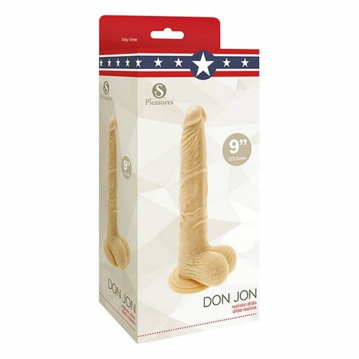 Dildo S Pleasures Don Jon PVC Ø 4,1 cm (20 cm) - Image 2