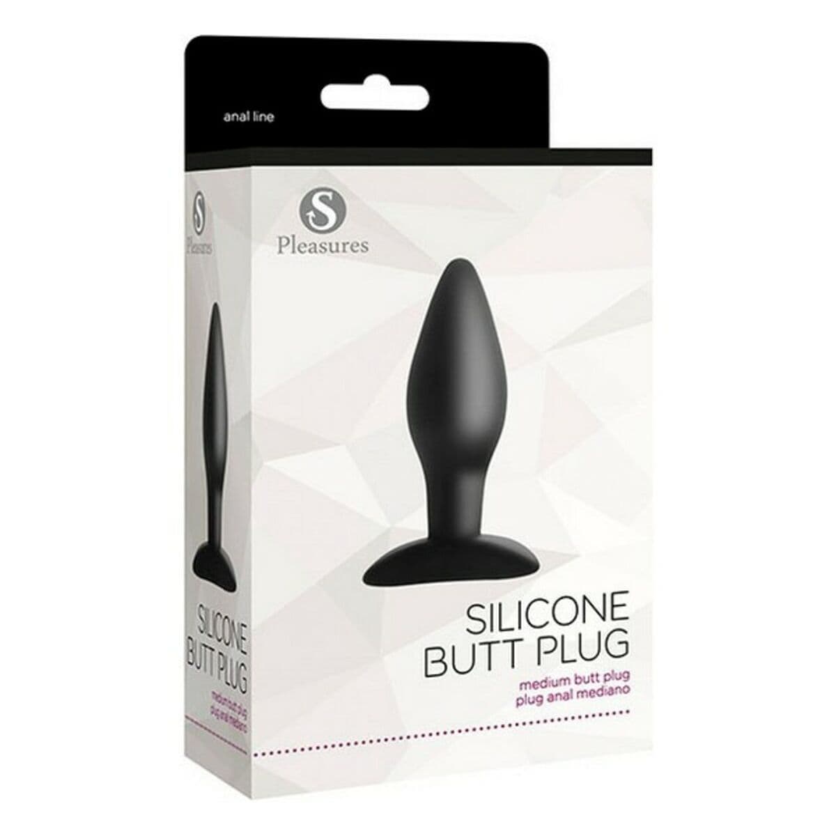 Plug Anal S Pleasures Schwarz Silikon - Image 2
