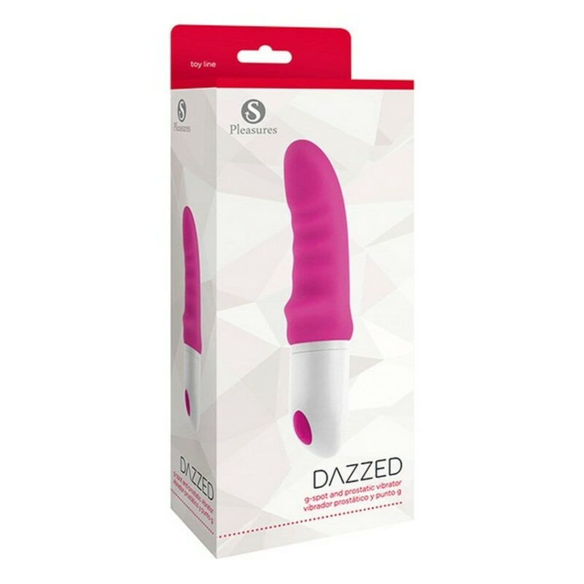 Vibrador S Pleasures Blanco/Rosa - Image 2