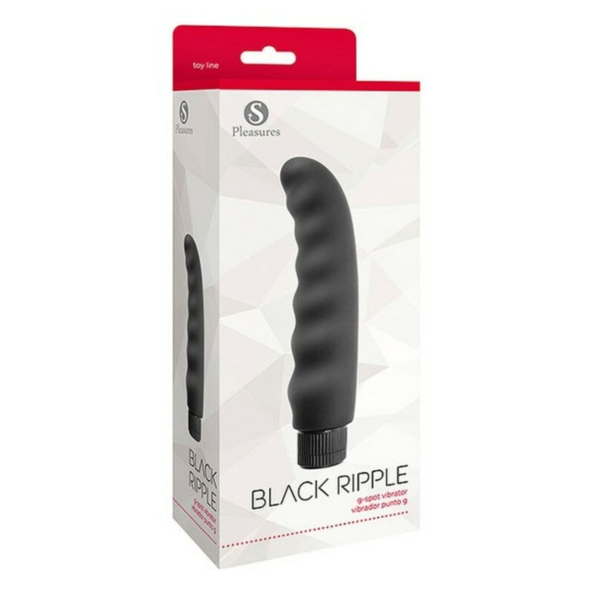 Vibrators S Pleasures Ripple Black Melns - Image 2