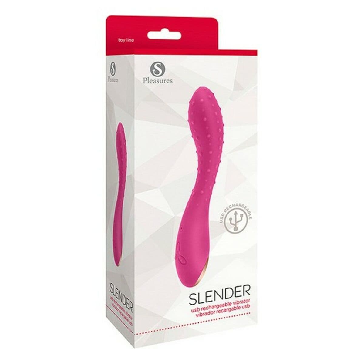 Vibrador Punto G S Pleasures Slender Rosa - Image 2
