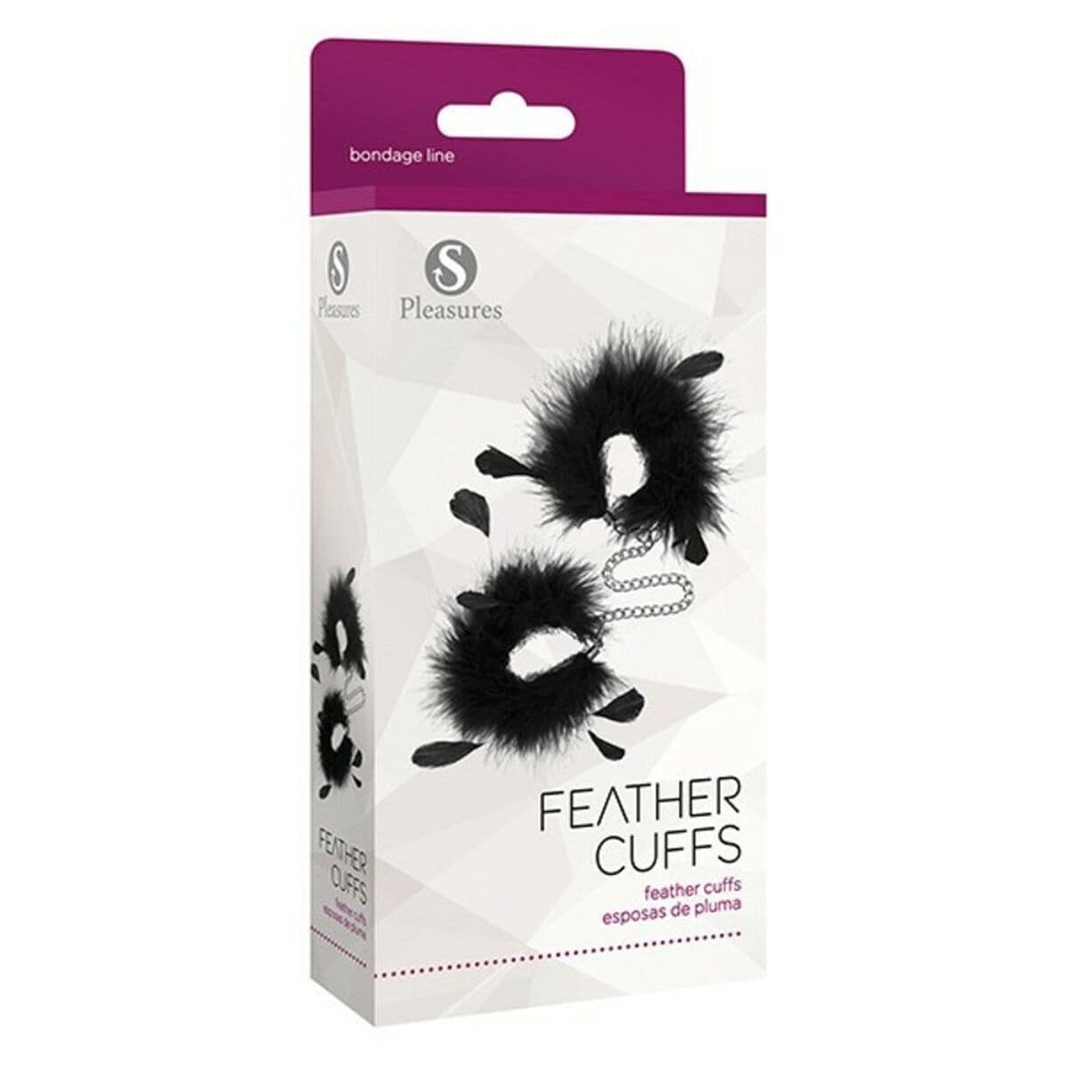 Esposas S Pleasures Feather Negro - Image 2