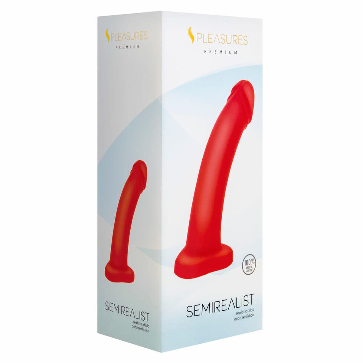 Dildo S Pleasures Silikon (16,5 cm)