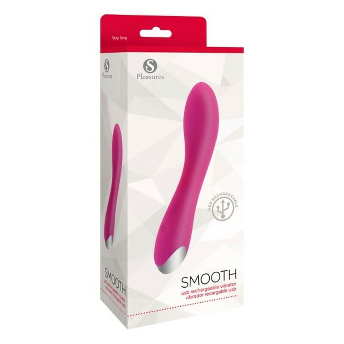 Vibrador S Pleasures Smooth Rosa - Image 3