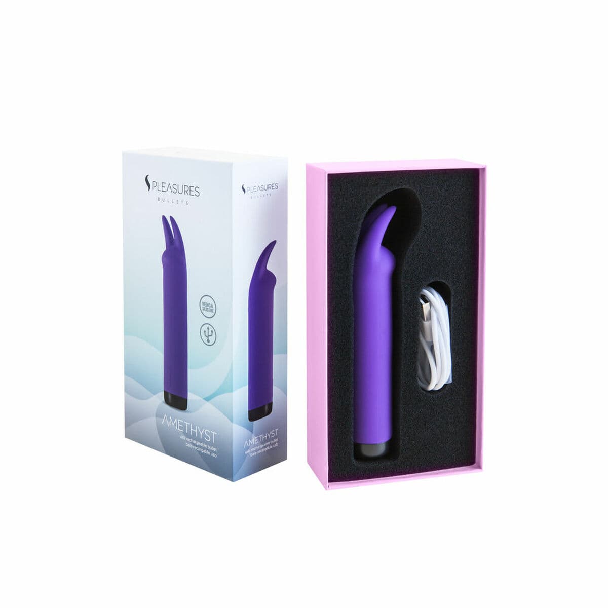 Kugelvibrator S Pleasures Lila Purpur