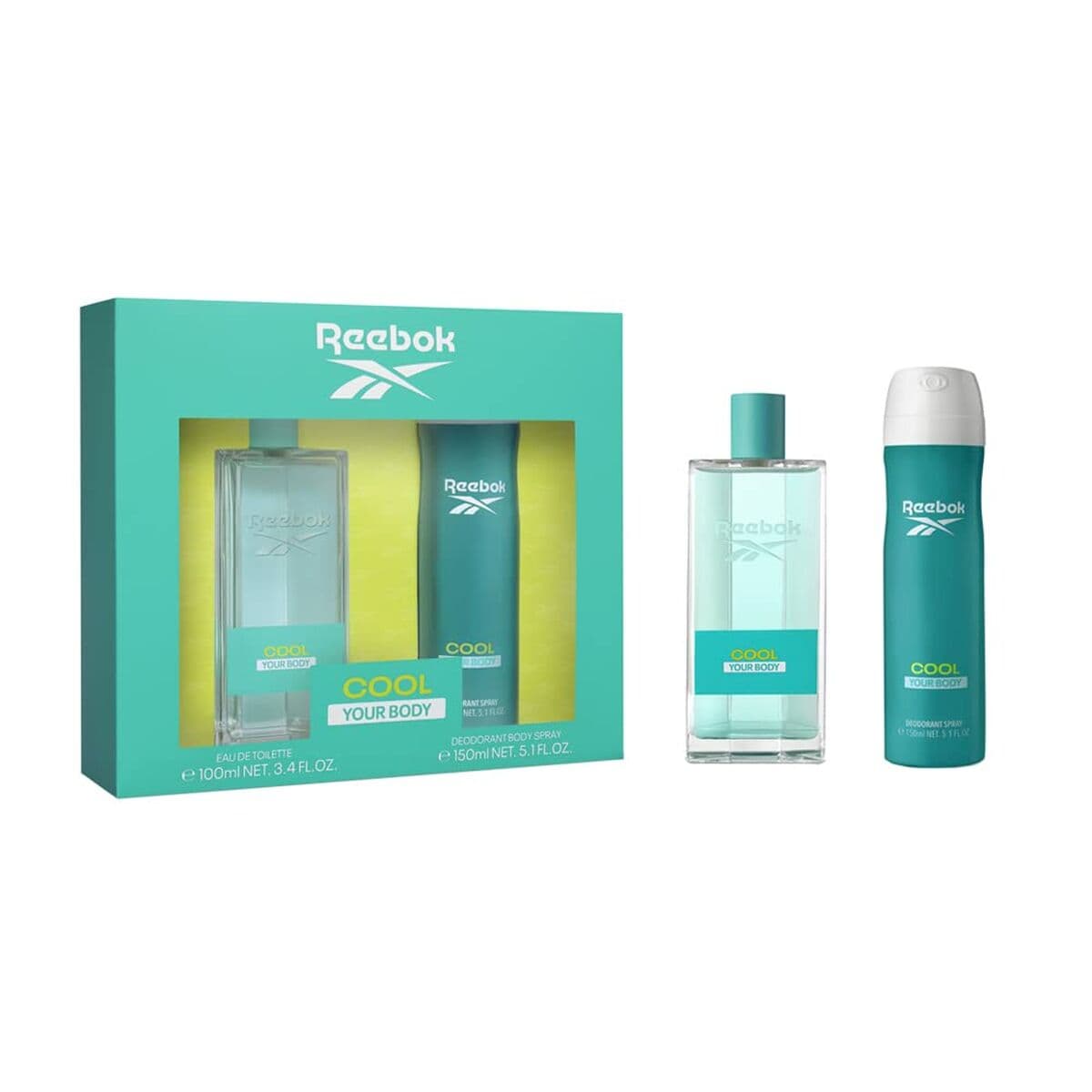 Set de Perfume Mujer Reebok COOL YOUR BODY WOMAN 2 Piezas