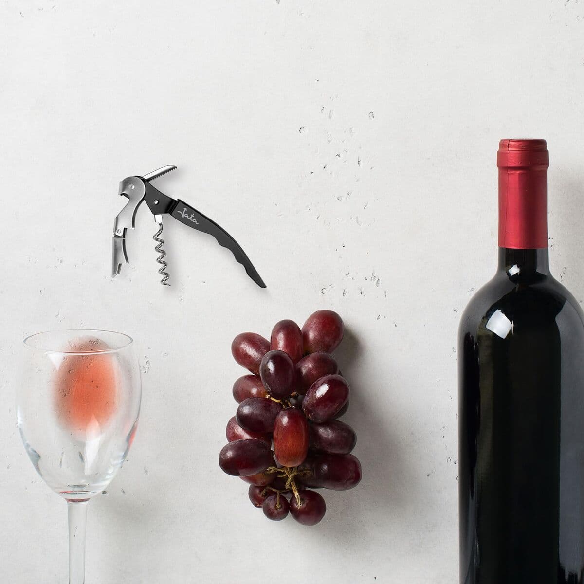 Otvarač za Boce s Vadičepovima JATA Crna Nehrđajući Čelik - Image 10