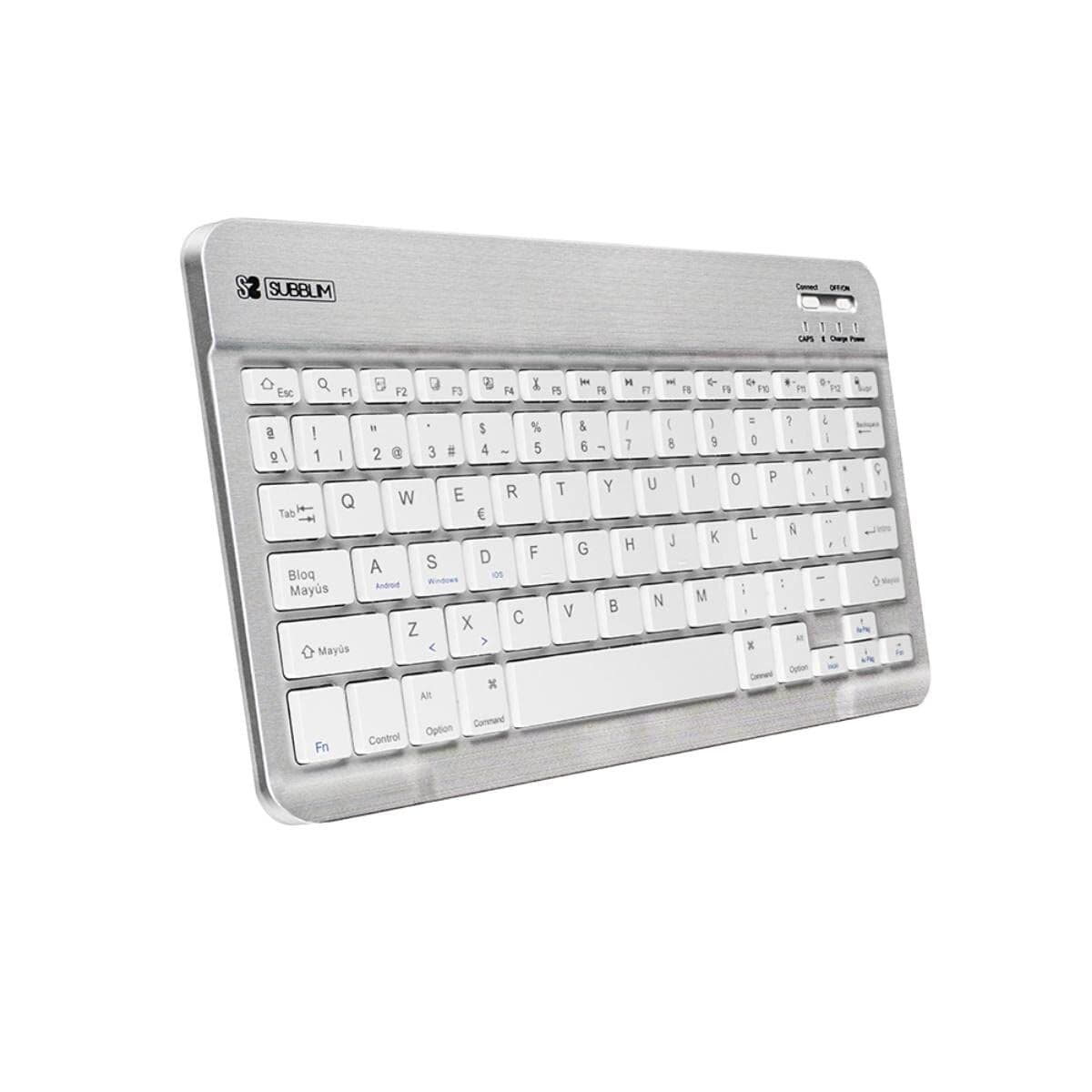 Clavier Bluetooth Subblim SUB-KBT-SM0001 Argenté Espagnol Qwerty - Image 12