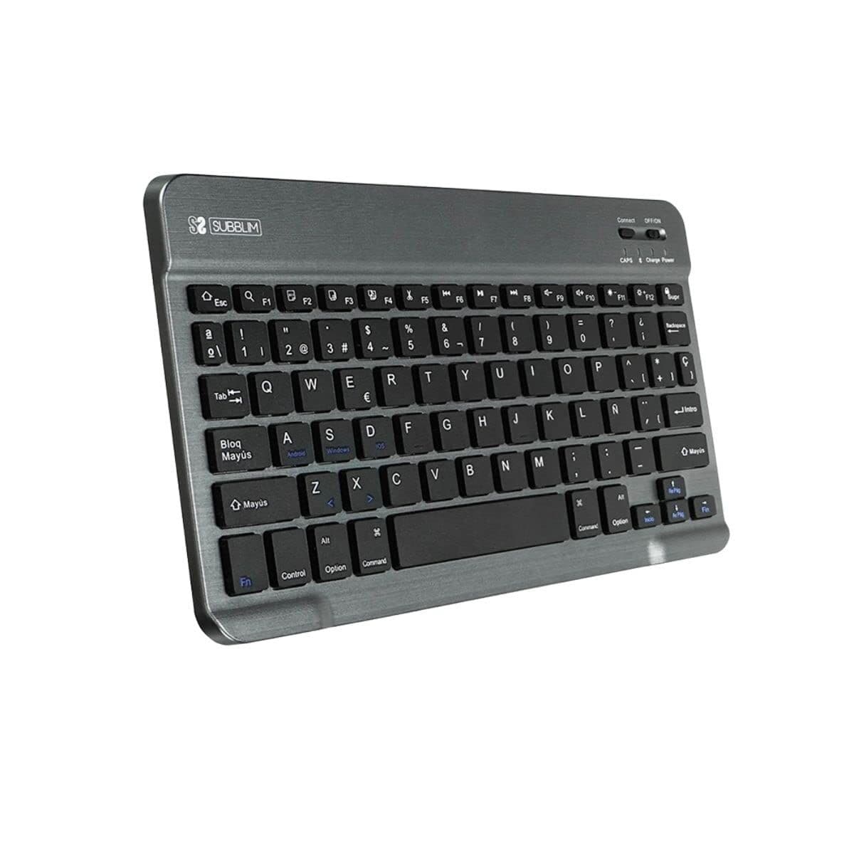 Klawiatura Bluetooth Subblim SUB-KBT-SM0002 Szary Qwerty Hiszpańska - Image 19