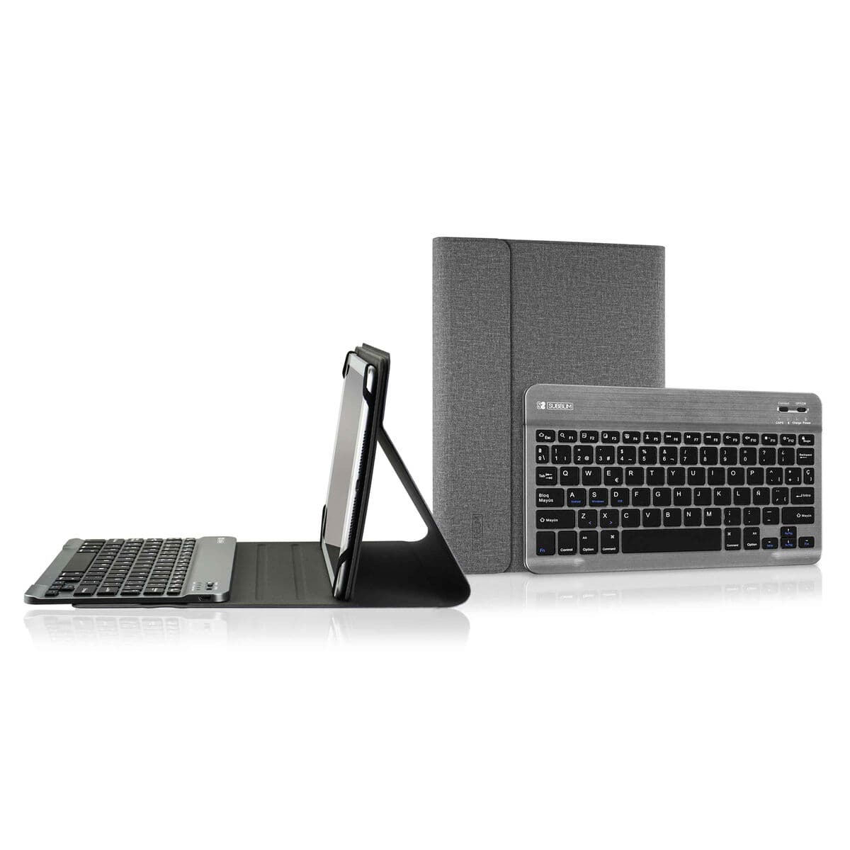 Funda para Tablet y Teclado Subblim SUB-KT2-BT0002 Gris Qwerty Español - Image 9
