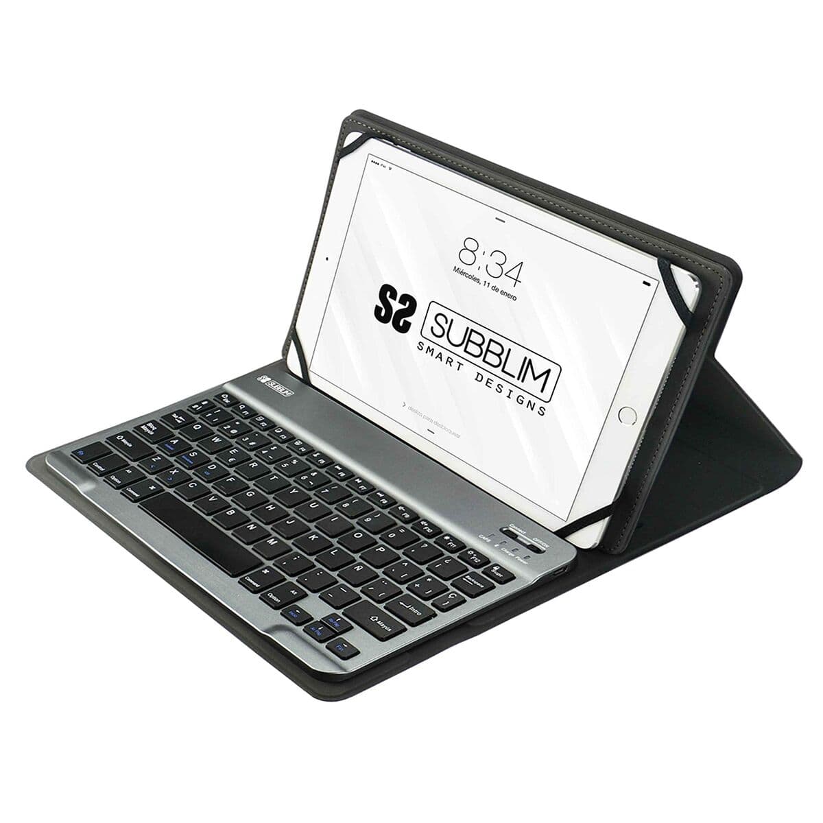 Funda para Tablet y Teclado Subblim SUB-KT2-BT0002 Gris Qwerty Español - Image 26