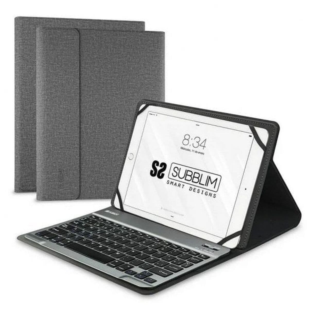 Funda para Tablet y Teclado Subblim SUB-KT2-BT0002 Gris Qwerty Español - Image 30