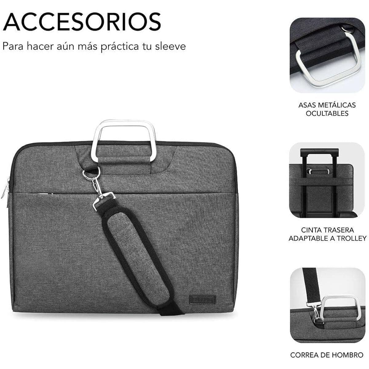 Laptopväska Subblim SUB-LS-1BS0101 Grå - Image 31