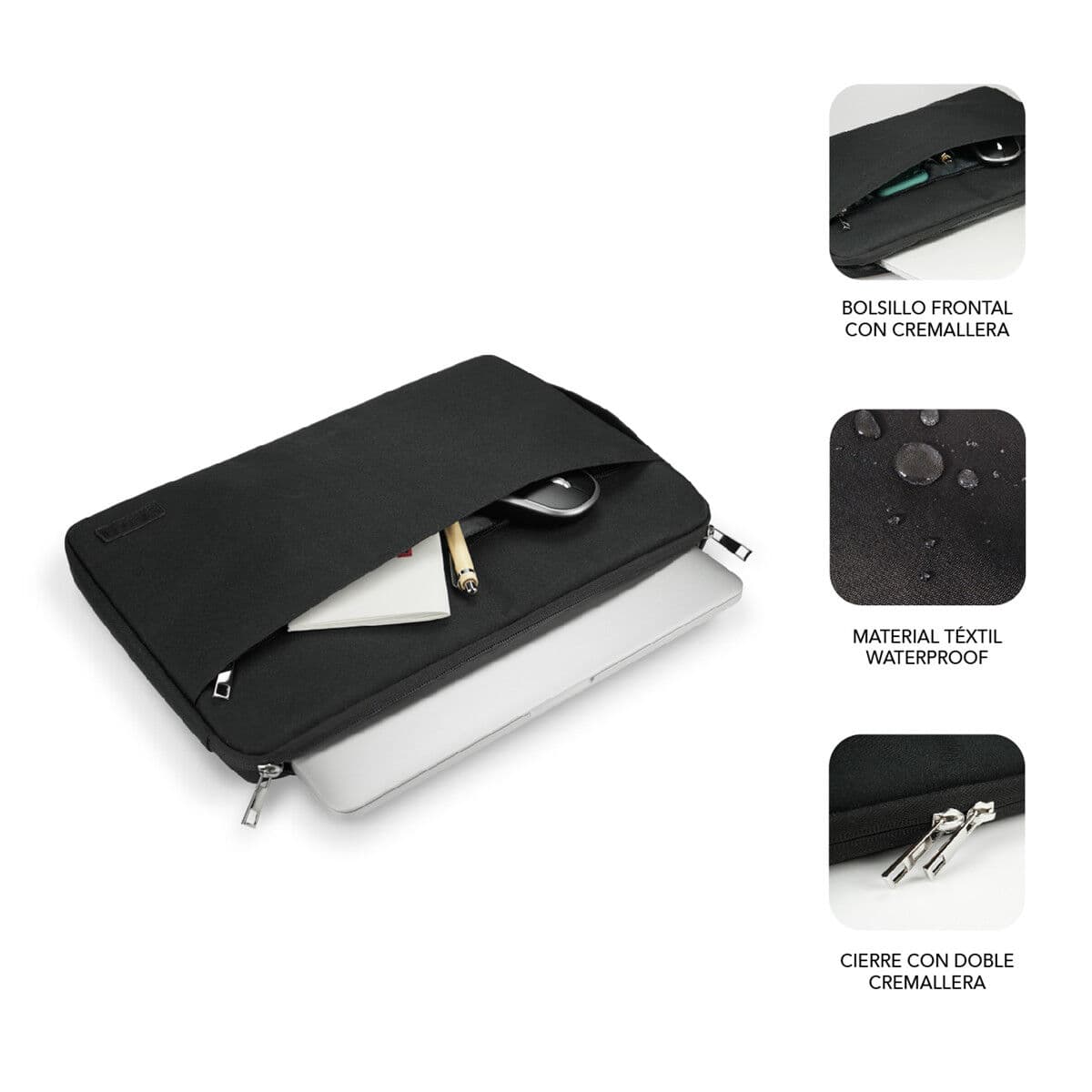 Laptopfodral Subblim SUB-LS-0PS0101 Svart 15,6" - Image 16