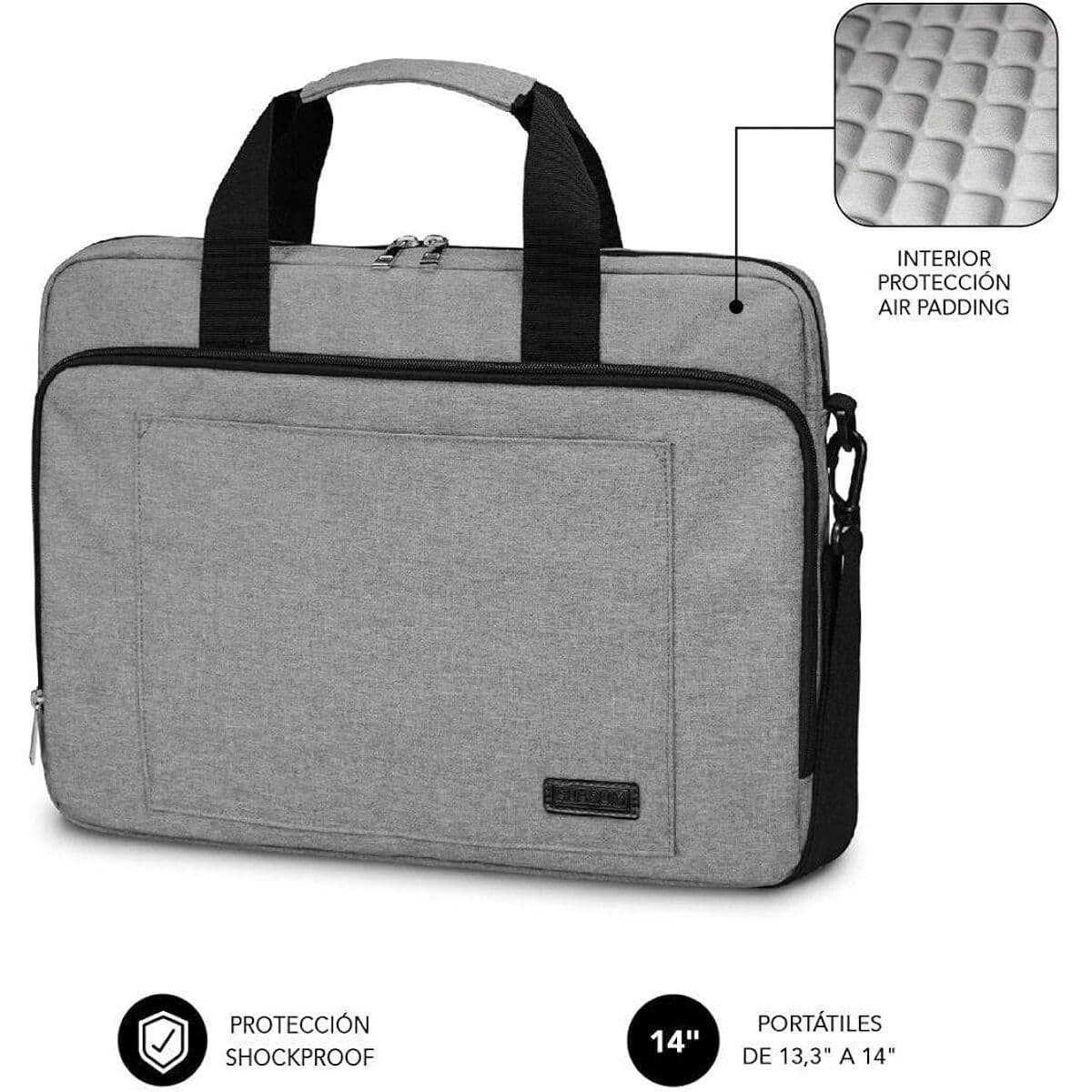 Nešiojamojo kompiuterio dėklas Subblim SUBLB4APLB01 Pilka 14" Ispaniška Qwerty - Image 8