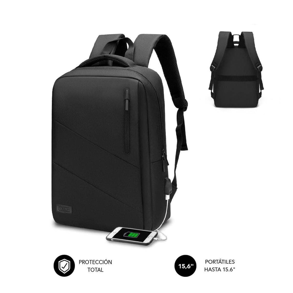 Rucksack mit Power Bank und Fach für Tablet und Laptop Subblim Oxford - Image 3