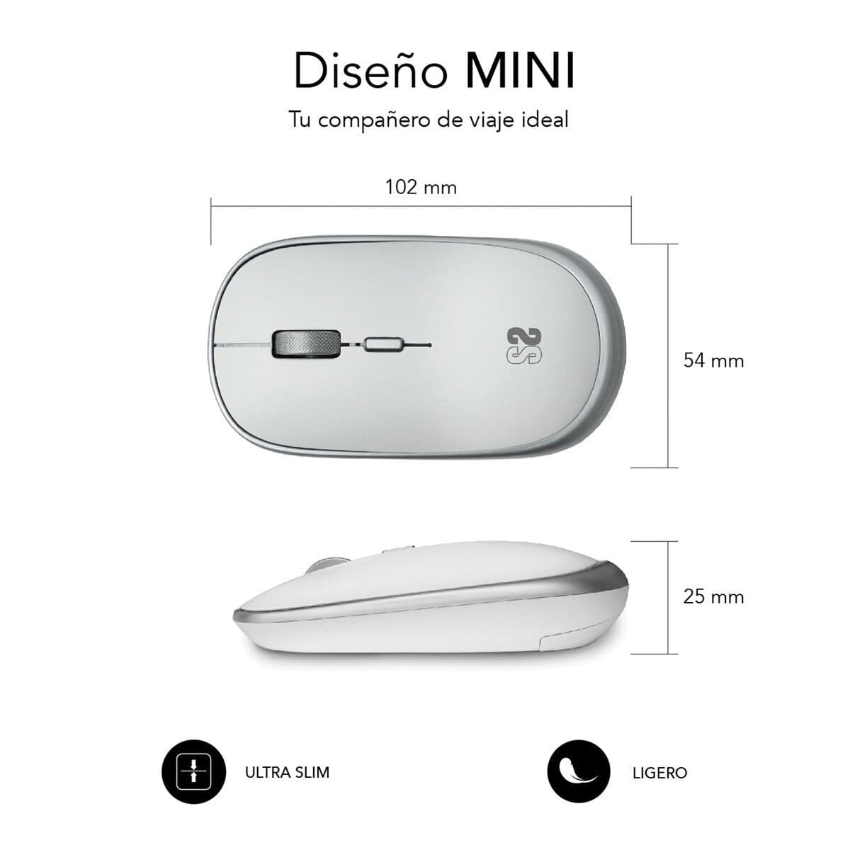 Wireless Mouse Subblim SUBMO-RFM0001 Silver 1600 dpi - Image 25