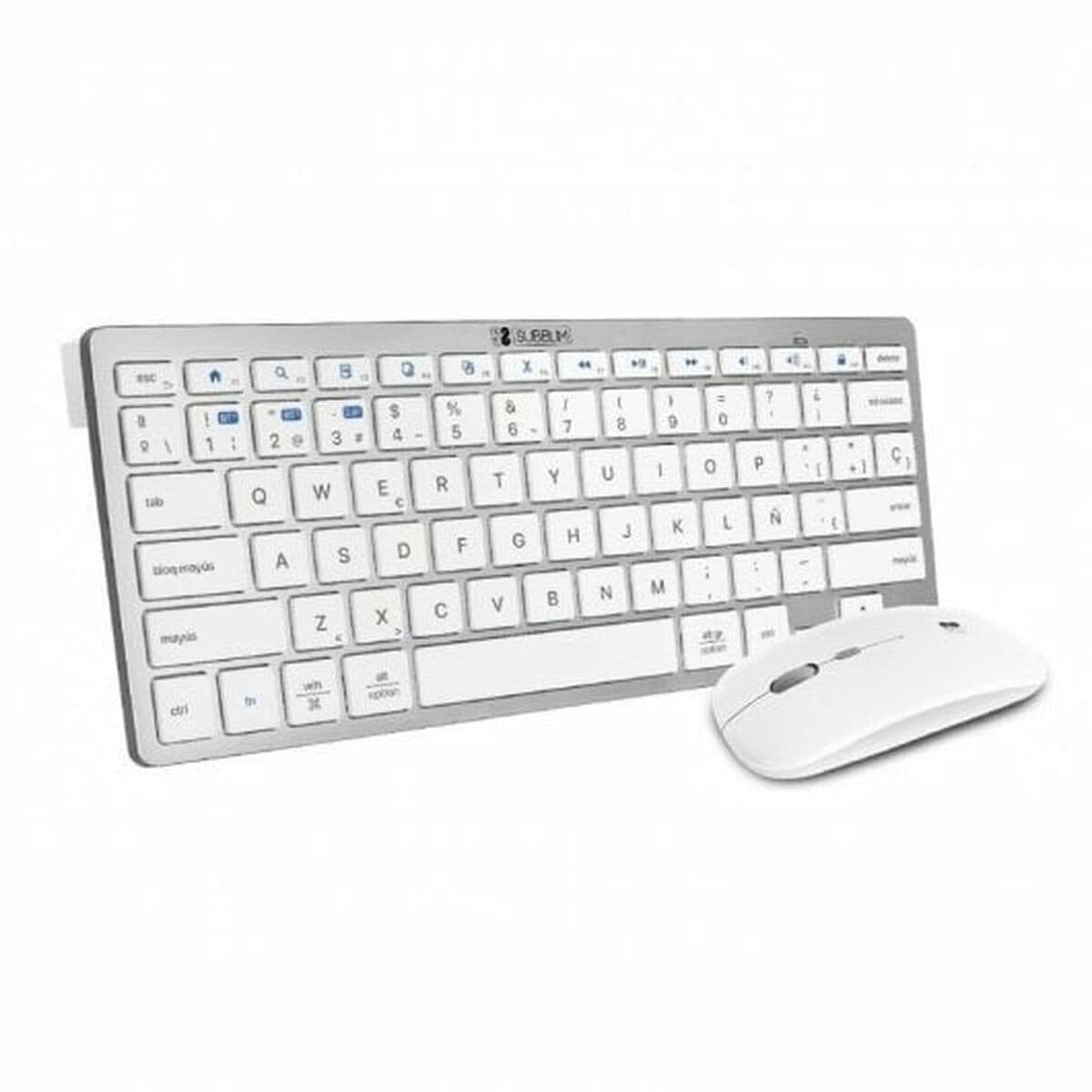 Tastatură și Mouse Subblim SUBKBC-OCO010 Argintiu (2 Unități) - Image 9