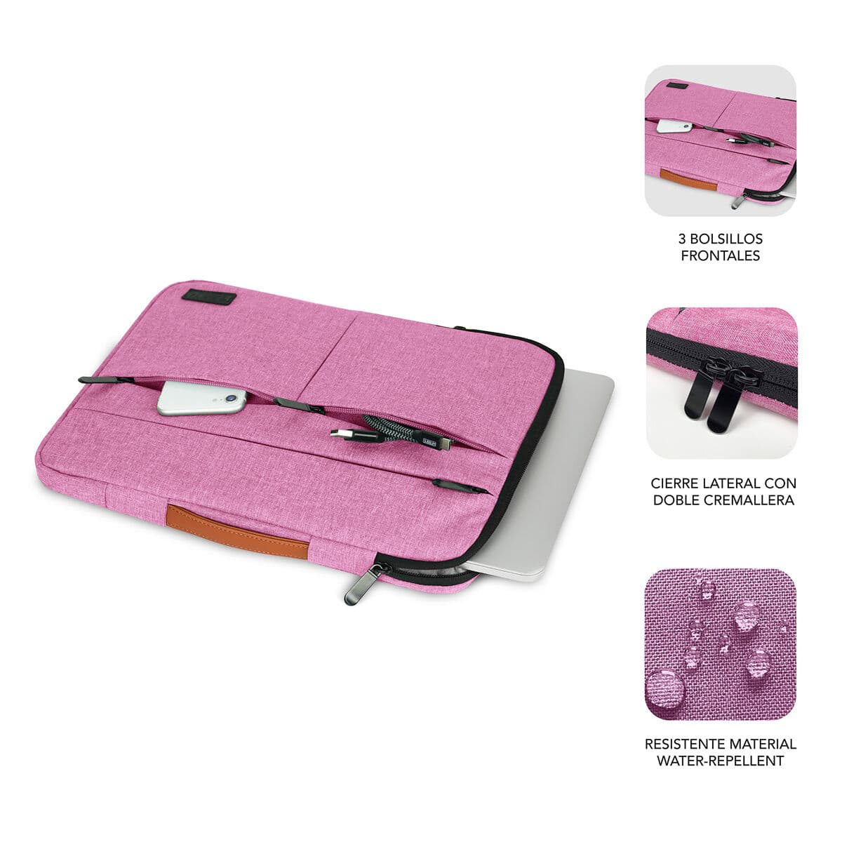 Laptopväska Subblim SUBLS-AP36053 Rosa 15,6" - Image 9