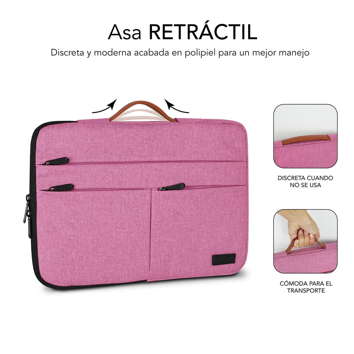 Laptopväska Subblim SUBLS-AP36053 Rosa 15,6" - Image 10