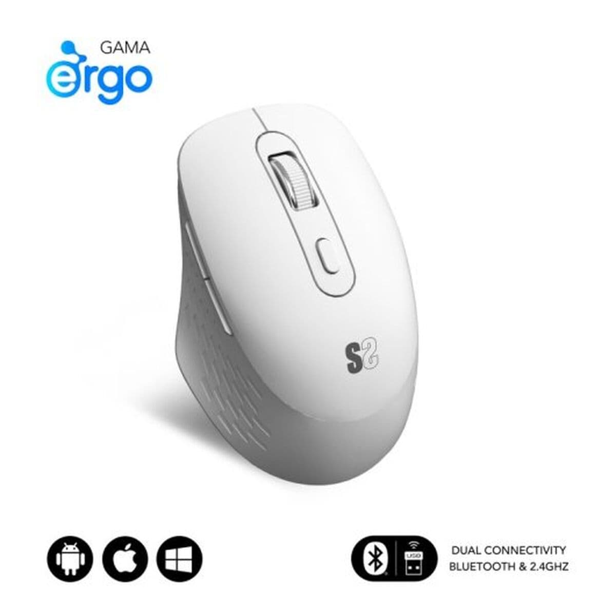 Souris sans-fil Subblim SUBMO-EDCUR01 Noir 1600 dpi - Image 30