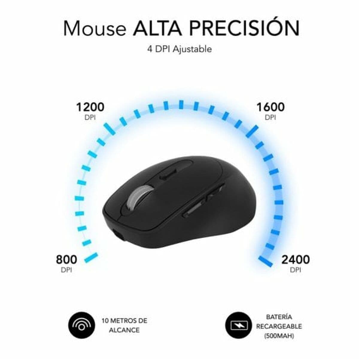 Souris Optique Subblim SUBMO-EDCON01 Noir 2400 dpi - Image 26