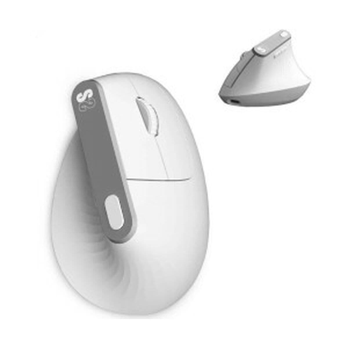 Mouse Ergonomic Optic Subblim SUBMO-EDNVW02 Alb 4000 dpi