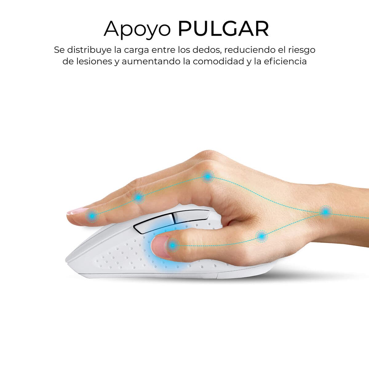 Näppäimistö ja hiiri Subblim SUBKBC-DCOPW1 Valkoinen Espanja Espanjalainen Qwerty QWERTY - Image 25