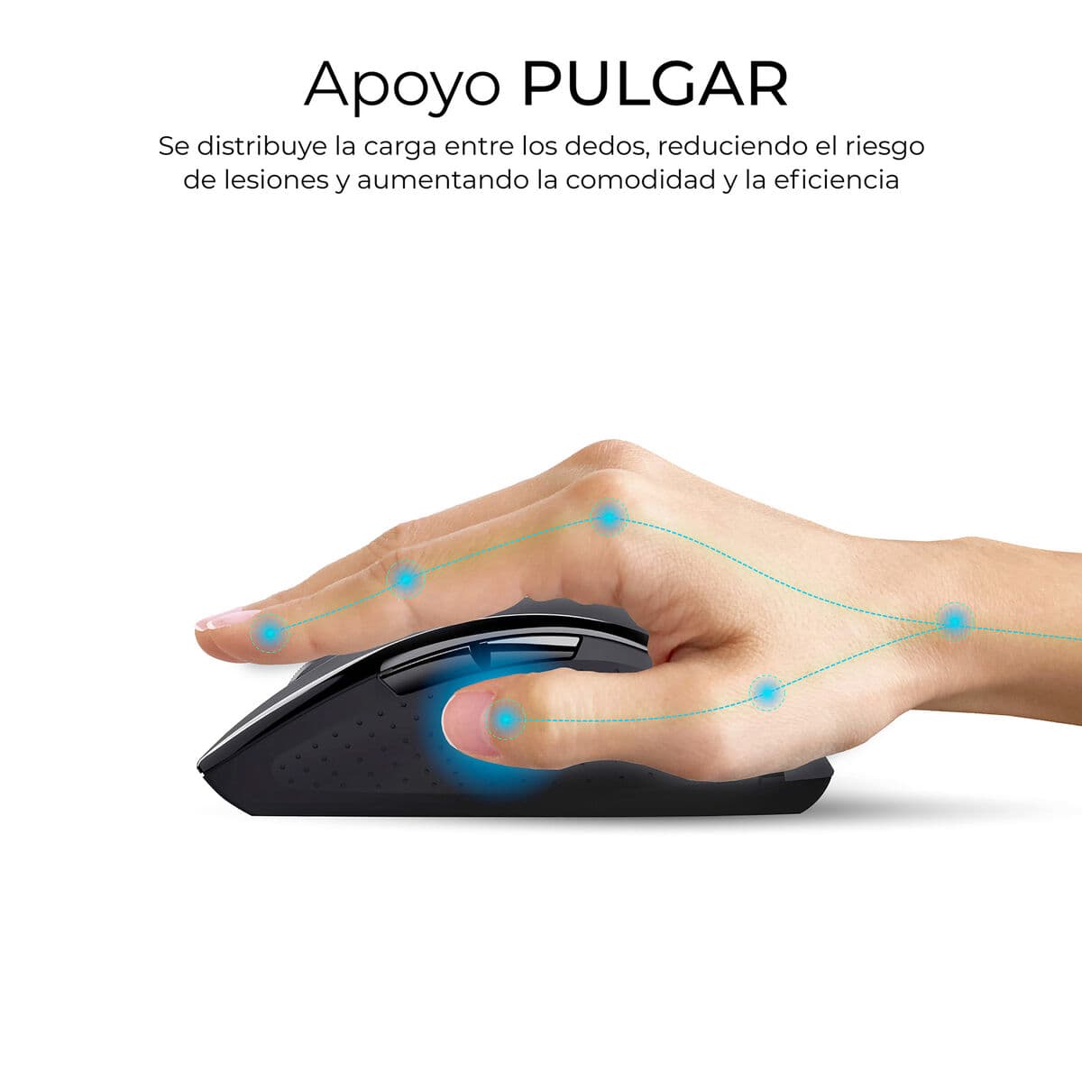 Tastatur mit Maus Subblim SUBKBC-DCOPW2 Schwarz Spanisch Qwerty Spanisch QWERTY - Image 5