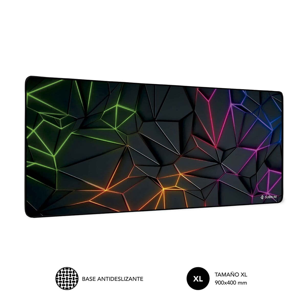 Mousepad Subblim Neon Obsidian XL - Image 8