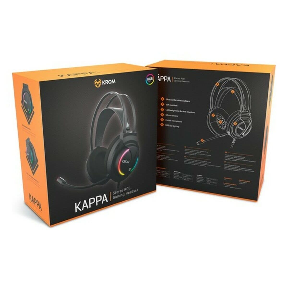 Gaming Headset mit Mikrofon Krom Kappa - Image 3
