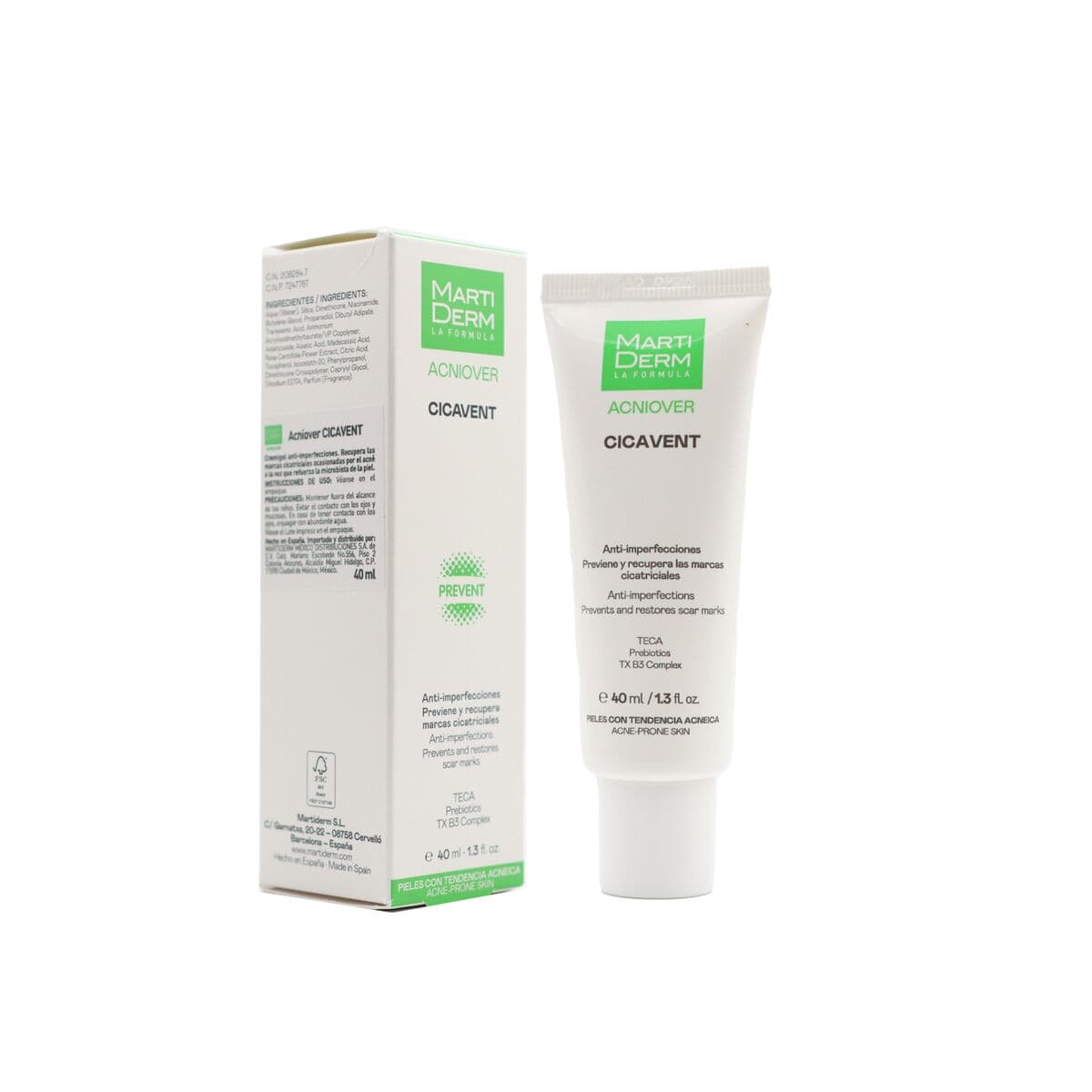 Tratamiento Anti-imperfecciones Martiderm ACNIOVER 40 ml
