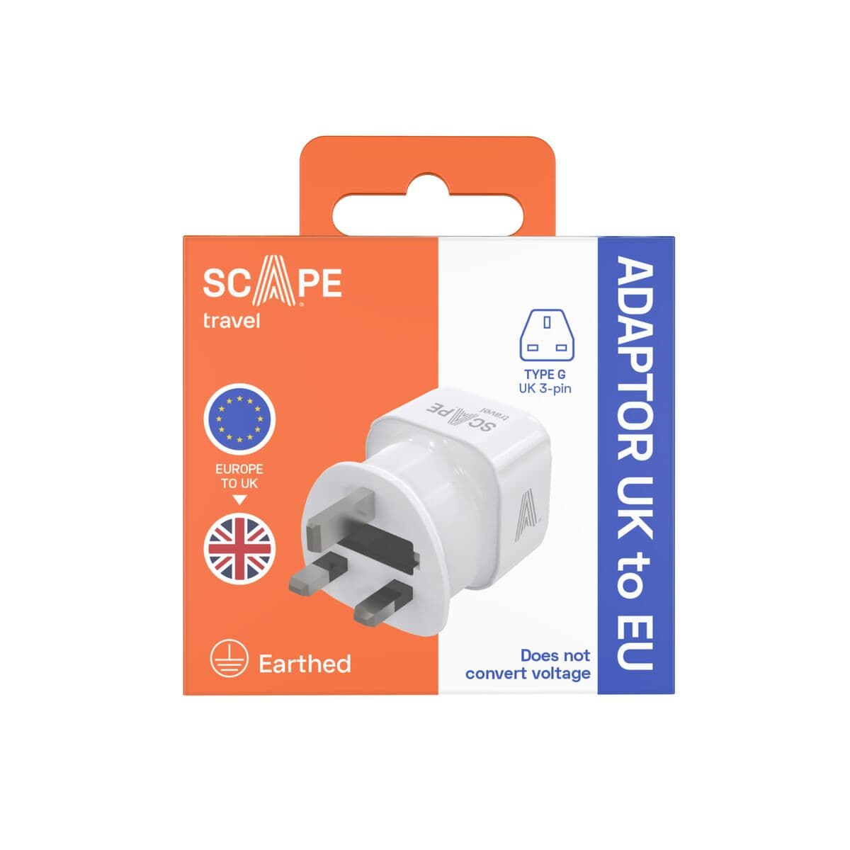 Plugg adapter Scape Travel 850UK Plast 13 A - Image 5