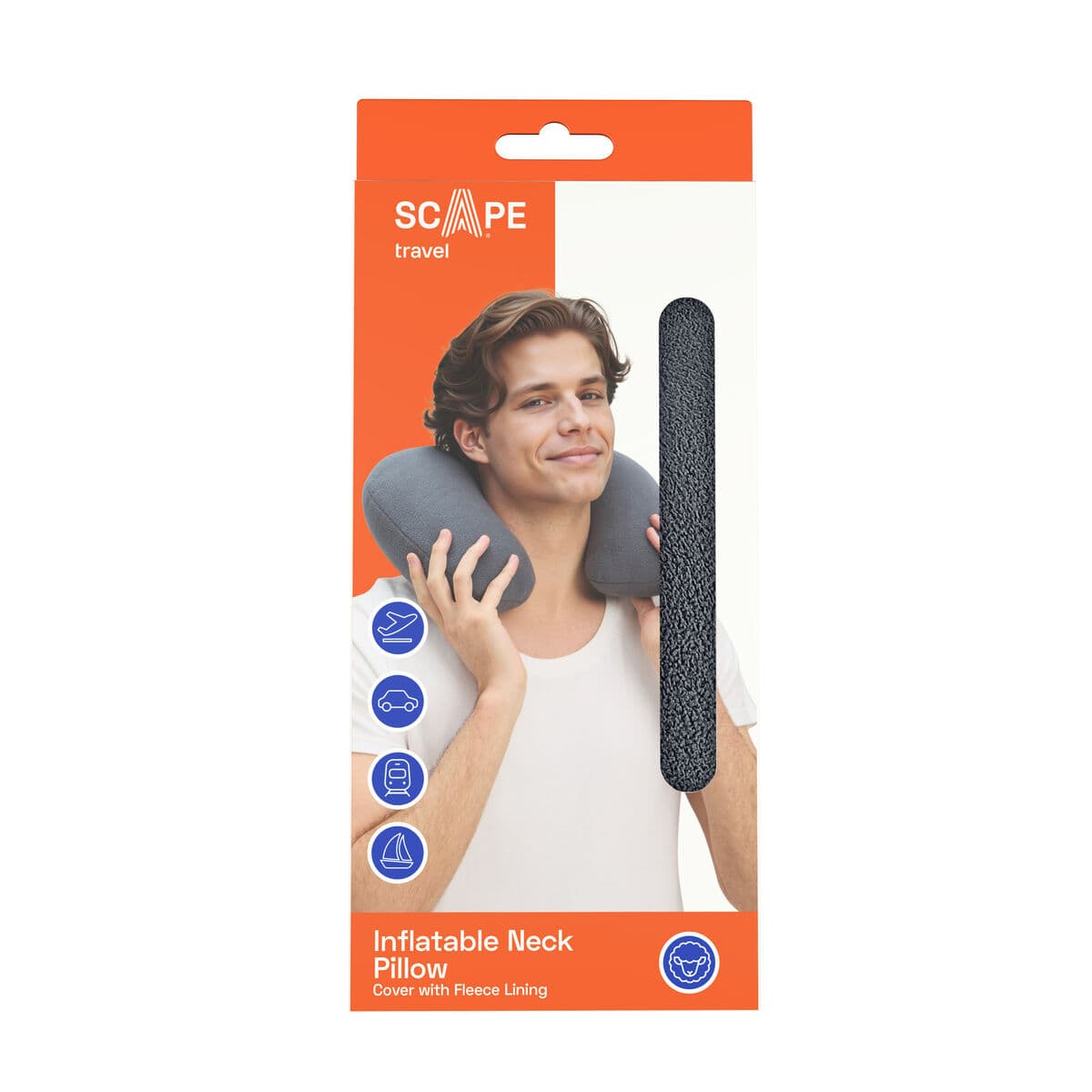 Nackenkissen Scape Travel Grau - Image 5