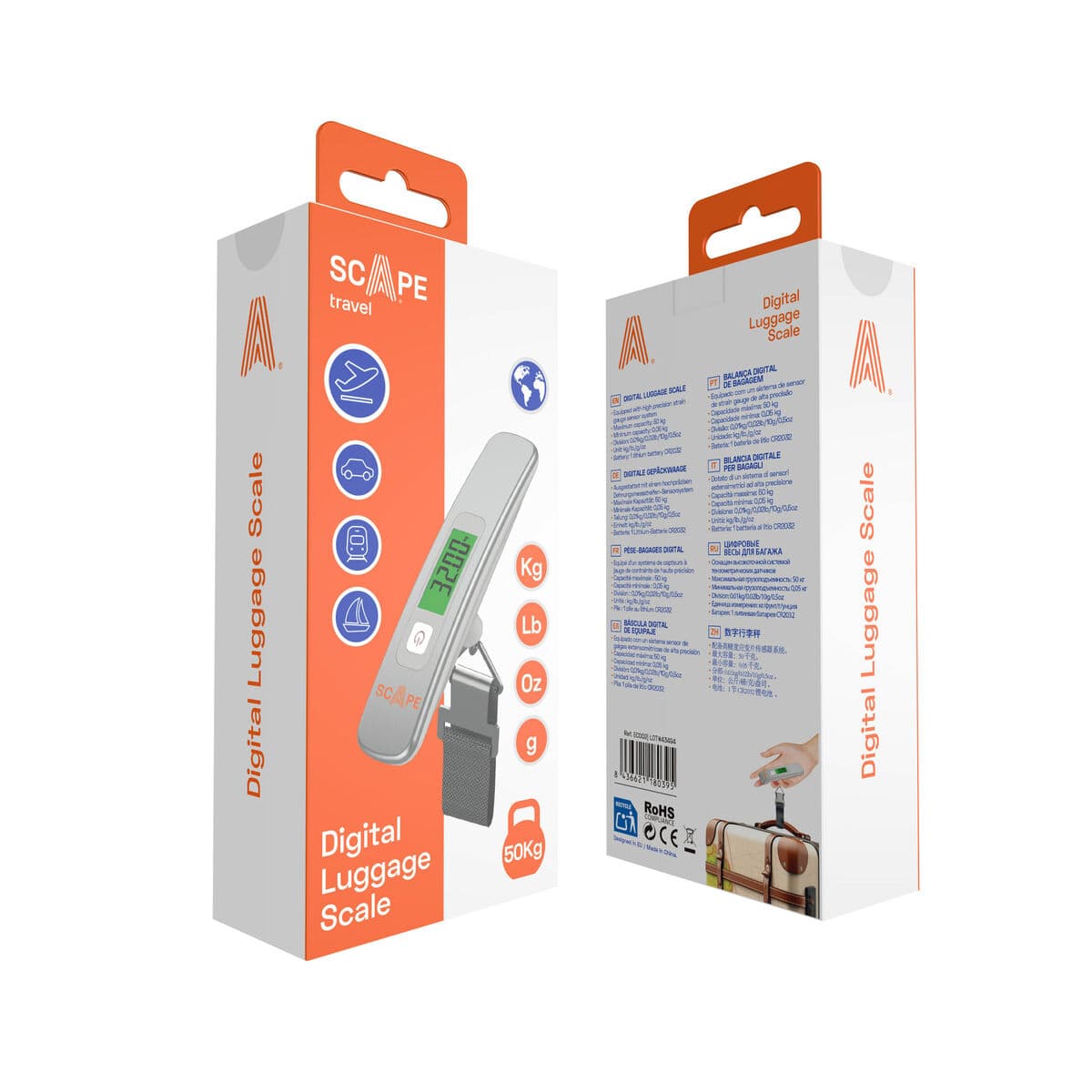 Báscula Digital para Equipajes Scape Travel ELS30 - Image 9