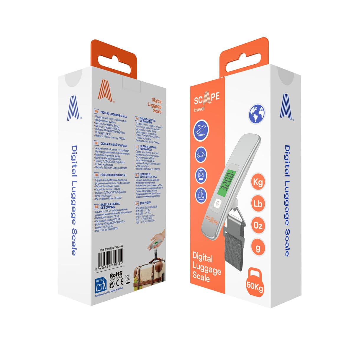 Báscula Digital para Equipajes Scape Travel ELS30 - Image 10