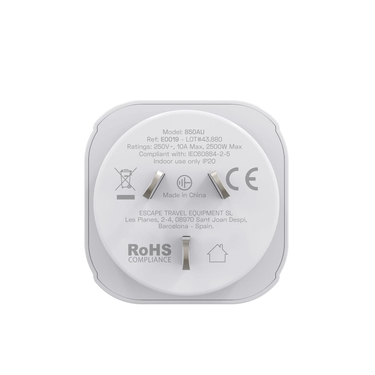 Scape Travel Enchufe Schuko a Australia/China - Image 12