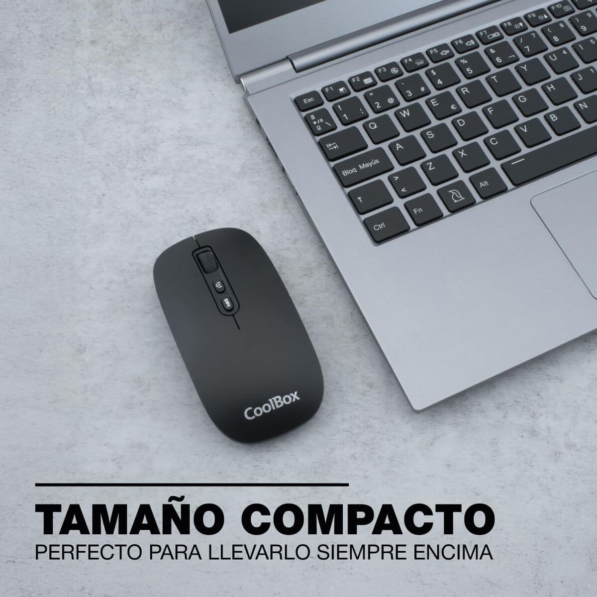 Schnurlose Mouse CoolBox COO-MOU-W02-B Schwarz 1600 dpi - Image 9