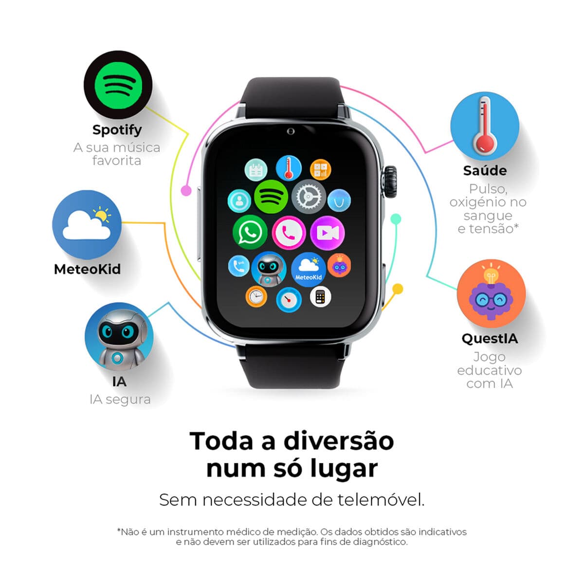Montre intelligente SaveFamily Blanc - Image 2